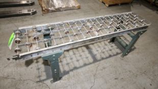 65” W x 15” W x 26” H Skate Conveyorwith Aluminum Deck, (INV#77611) (Located @ the MDG Showroom in