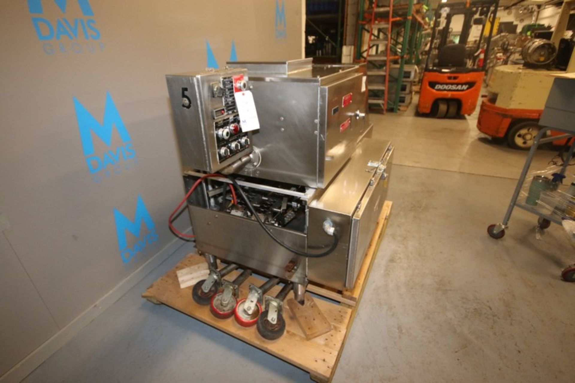 Mallet S/S Bread Pan Oiler,M/N 2001A, S/N 243-456, 460 Volts, 3 Phase, with Casters (INV#77729)( - Image 2 of 11