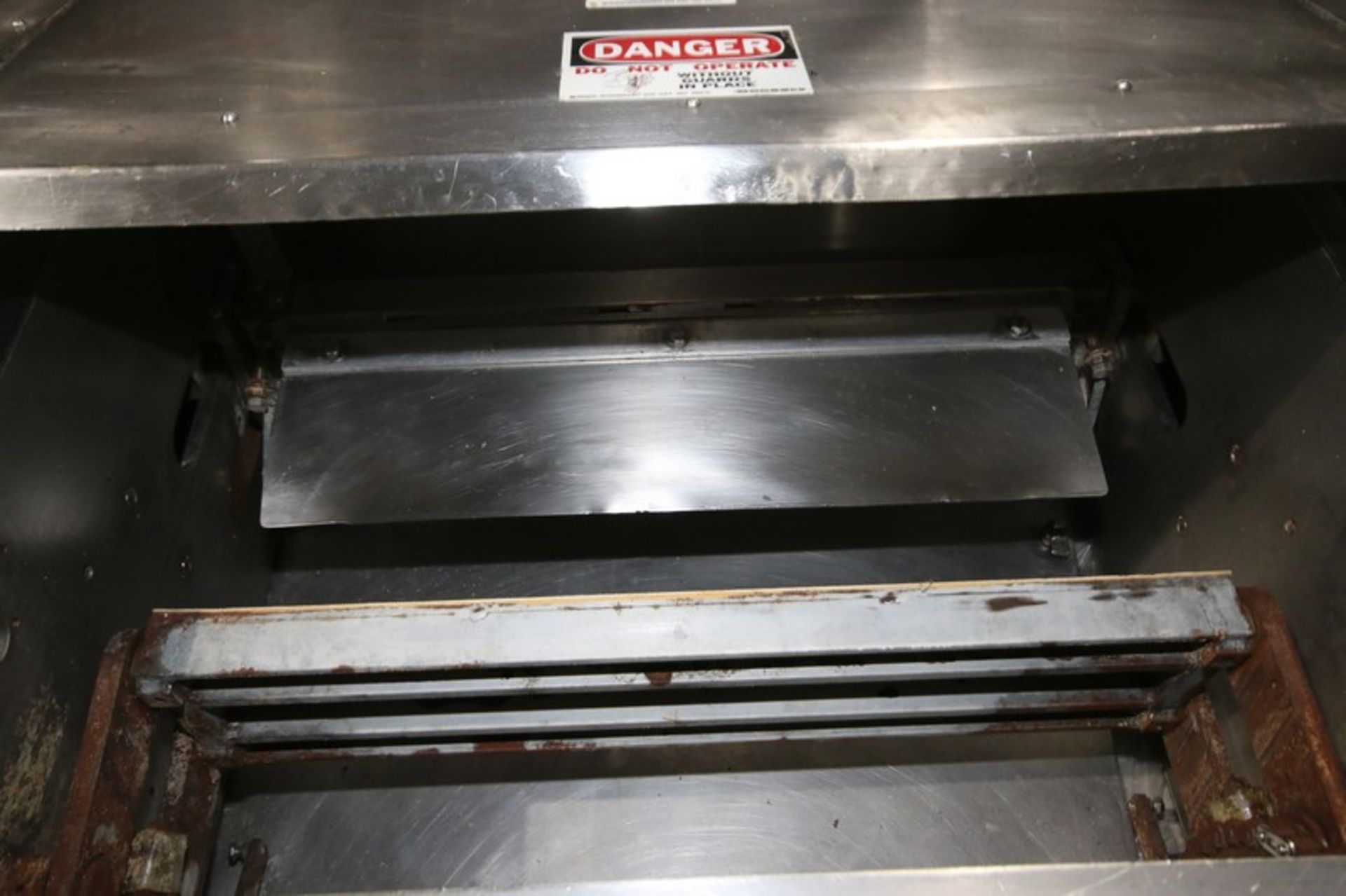 Moline 23-1/2" W S/S Guillotine, with Aprox.24-1/2" L x 8-1/2" W Cutting Table, Mounted on S/S Frame - Image 2 of 7