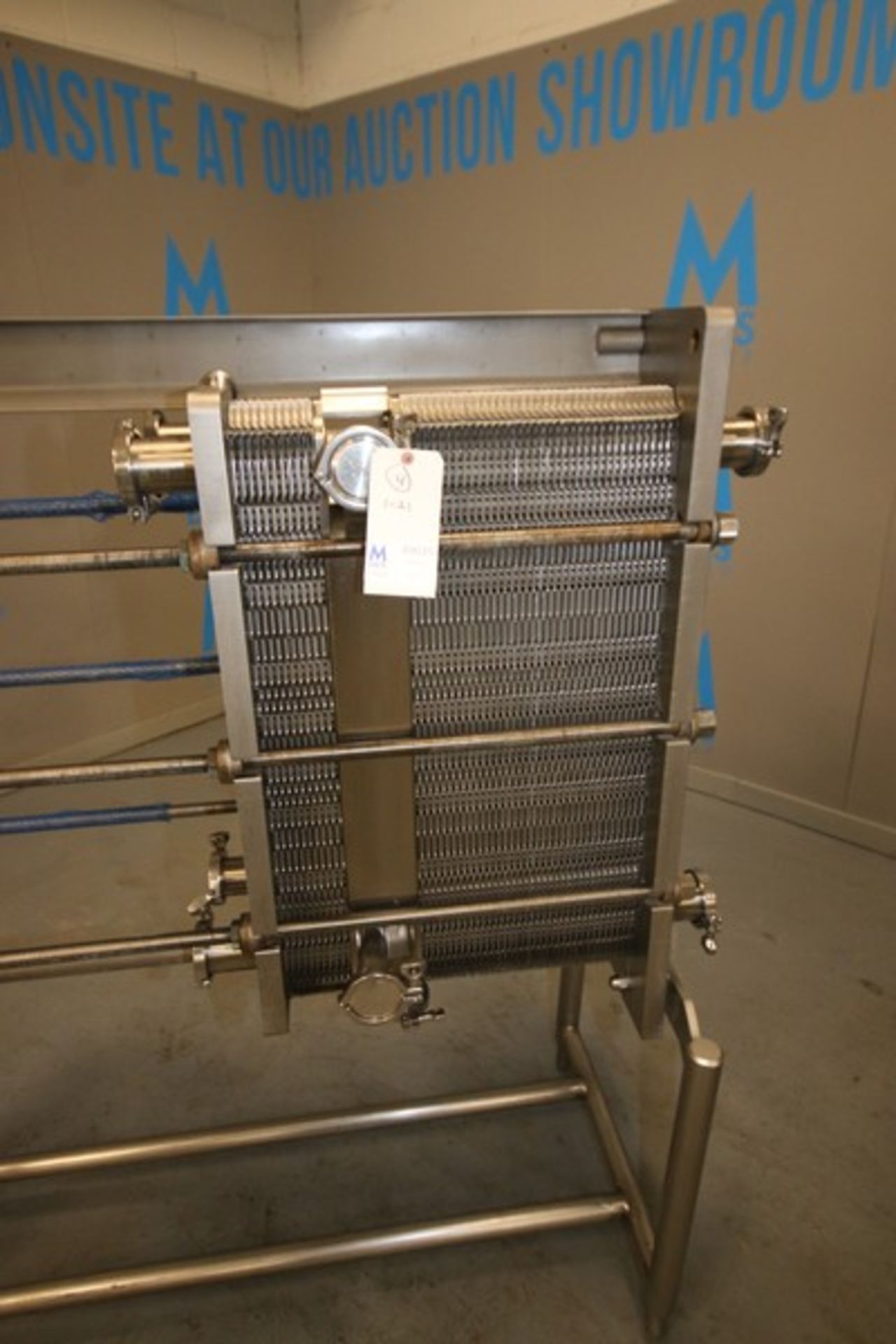 APV 2-Section Plate Heat Exchanger,M/N VO17 R-14, S/N G2011000086, Max. Working Pressure 150 PSIG, - Image 7 of 8