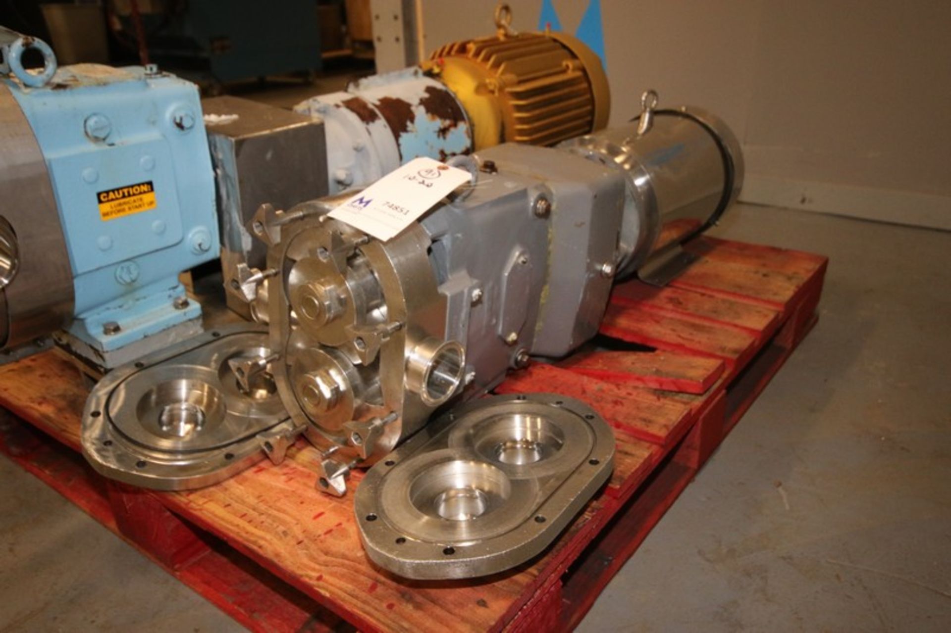 WCB 5 hp Positive Displacement Pump,with Gator 1175/860 RPM S/S Clad Motor, 208-230/460 Volts, 3