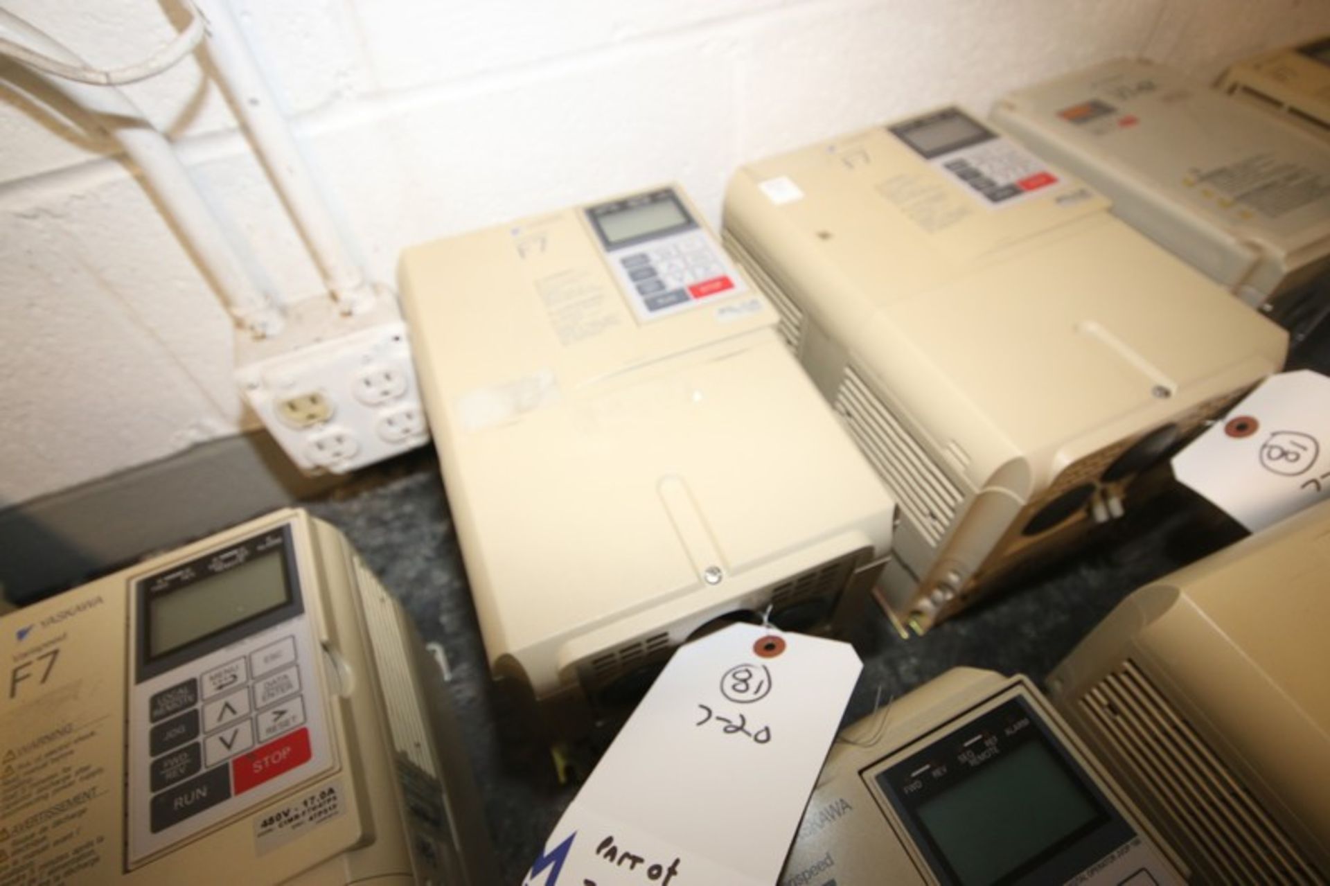 Yaskawa Vari-Speed F7 VFD,M/N CIMR-F7V47P5, 480 Volts-17.0A 6A(INV#77974)(Located @ the MDG Showroom - Image 2 of 3