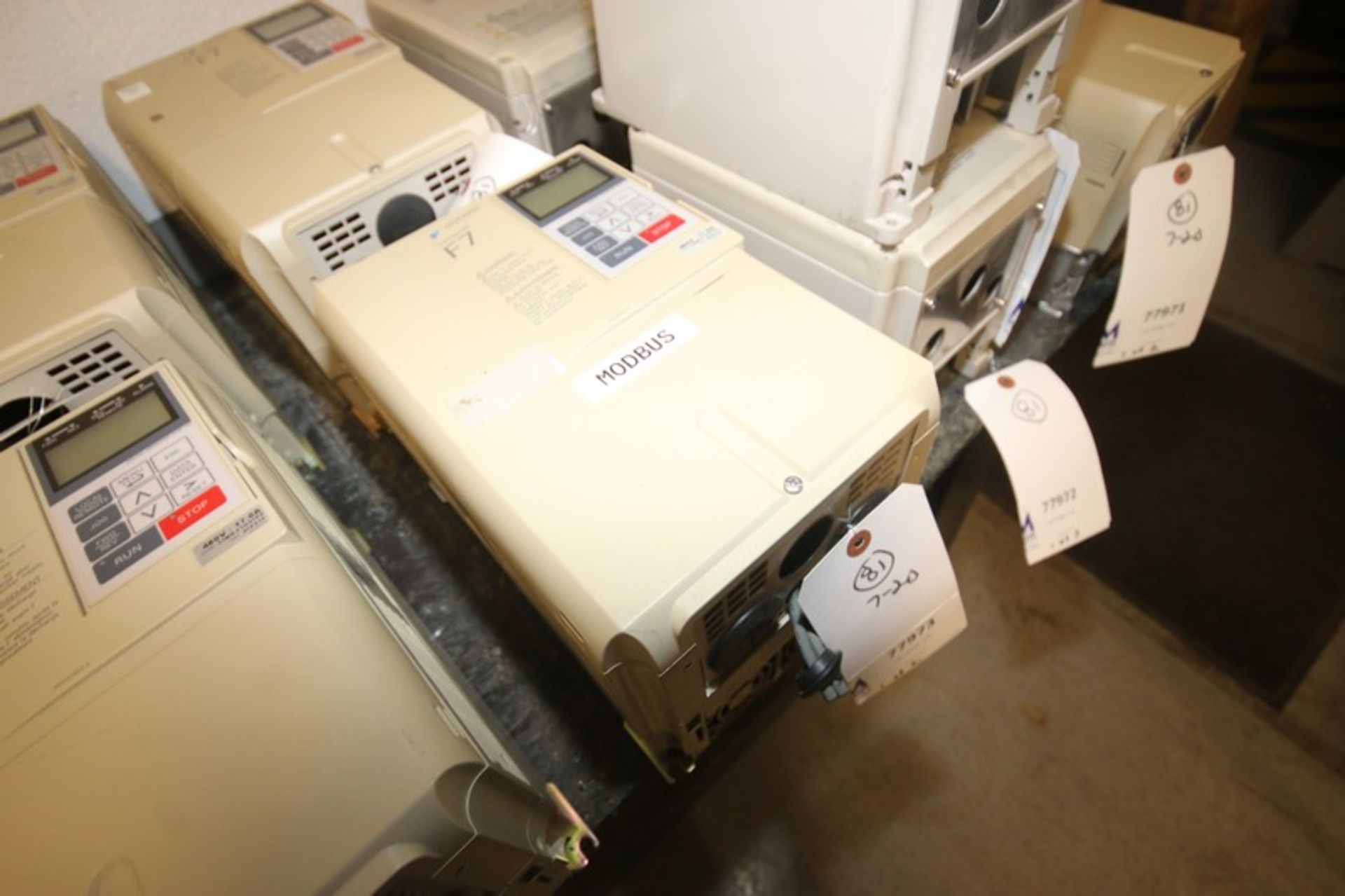 Yaskawa Vari-Speed F7 VFD,M/N CIMR-F7V47P5, 480 Volts-17.0A 6A (INV#77973)(Located @ the MDG