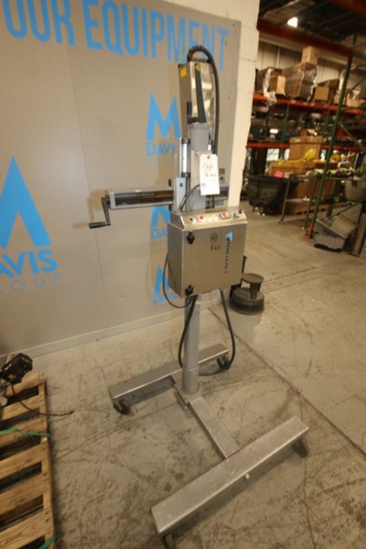 Videojet Laser Jet Coder,M/N 3120, Mounted on Portable S/S Stand (INV#73286)(LOCATED AT M. DAVIS - Image 7 of 7