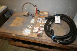 Assorted Nordson Gluer Spare Parts,Includes Hoses, Nozzles, & Other Misc. (INV#78003)(Located @