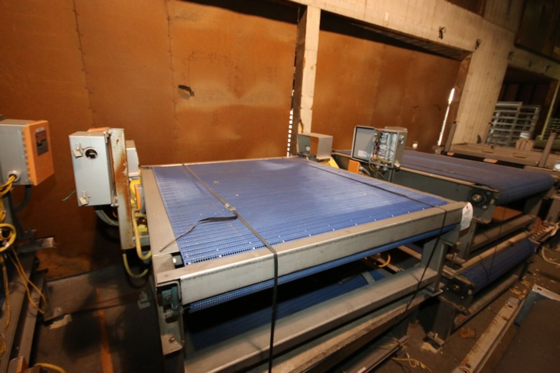 6-Sections of H&CS Conveyors, Overall Dims.:Aprox. 60" L x 64" W x 36" H, with Plastic Blue Belt, - Image 4 of 7