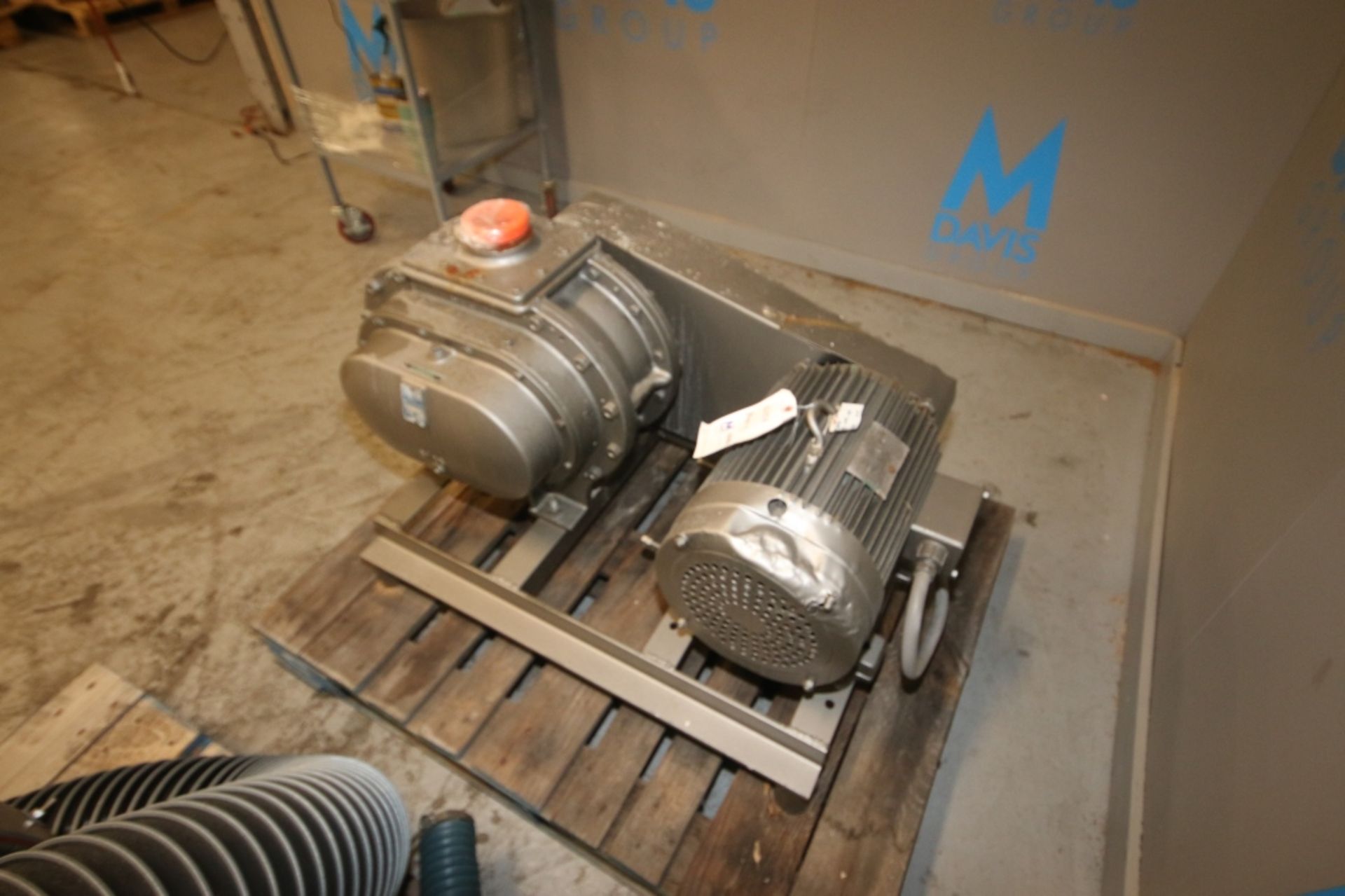 15 hp Rotary Positive Blower,Type AF, S/N 6126, Size 7.8, with 1750 RPM Motor, 230/460 Volts, 3 - Image 2 of 8