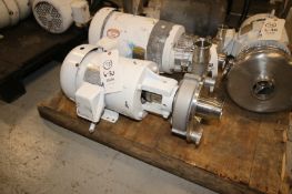 Fristam 3/2 hp Centrifugal Pump,M/N FPX 3531004674, with 2.5" x 2" Clamp Type S/S Head, with