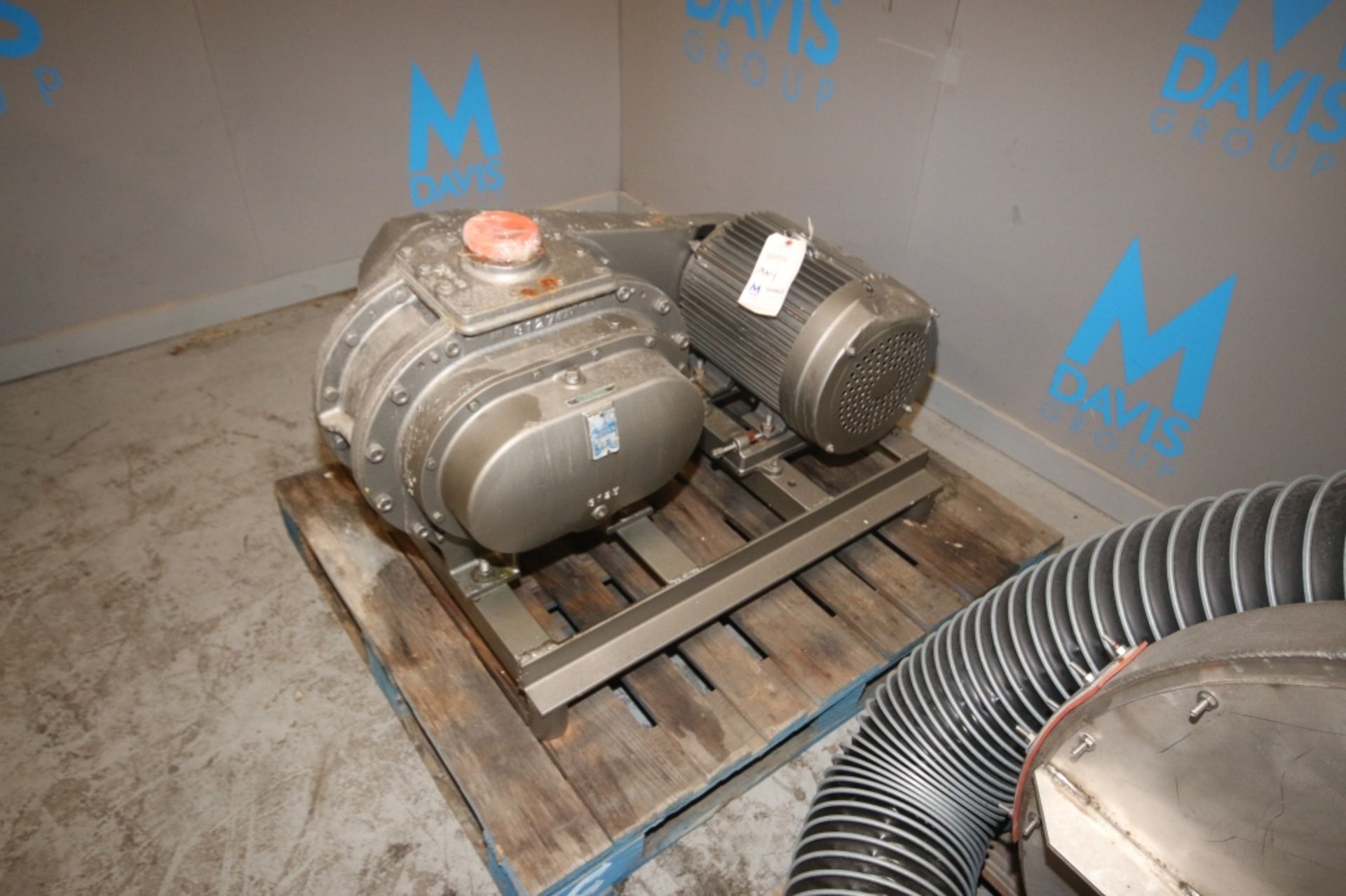 15 hp Rotary Positive Blower,Type AF, S/N 6126, Size 7.8, with 1750 RPM Motor, 230/460 Volts, 3