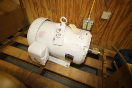 Baldor 20 hp Pump Motor,3520 RPM, Frame #256TC, 230/460 Volts, 3 Phase(INV#75118) (Located @ the MDG