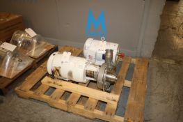 Fristam 7.5 hp Centrifugal Pump,S/N 354170617, with Aprox. 2-1/2" x 3" Clamp Type Inlet/Outlet, with