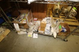 Lot of Assorted Alfa Laval Pump & Valve Parts,Includes Shaft, Rotors, Seals, Gaskets, & Other