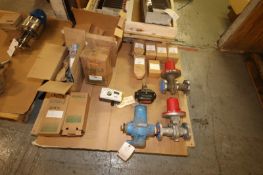 Pallet of Assorted Knuckle,Spirax/Sarco & Jordan Valves with ITT Heat Exchanger, Trap &