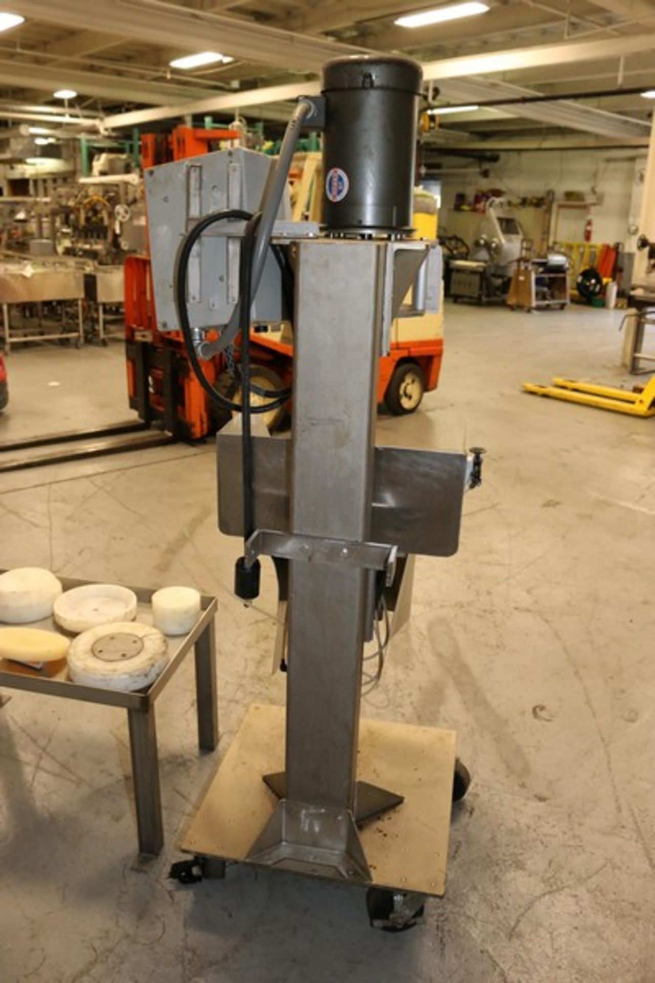 Colborne Dough Press, M/N EGS, S/N 399 92, 208V,3 Phase, with Baldor 5 hp Motor, 1725 RPM, Mounted - Image 8 of 9