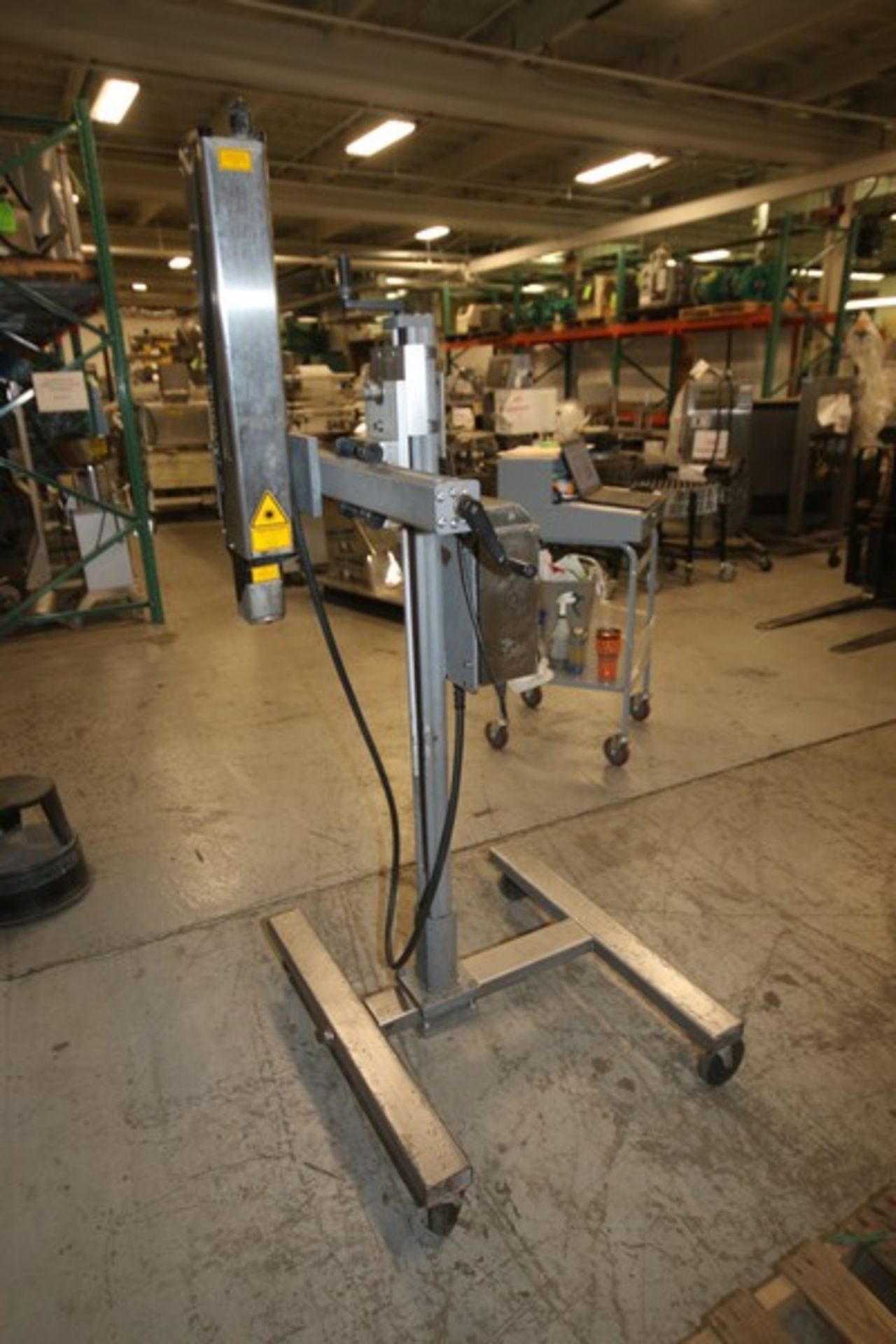 Videojet Laser Jet Coder,M/N 3120, Mounted on Portable S/S Stand (INV#73286)(LOCATED AT M. DAVIS - Image 5 of 7
