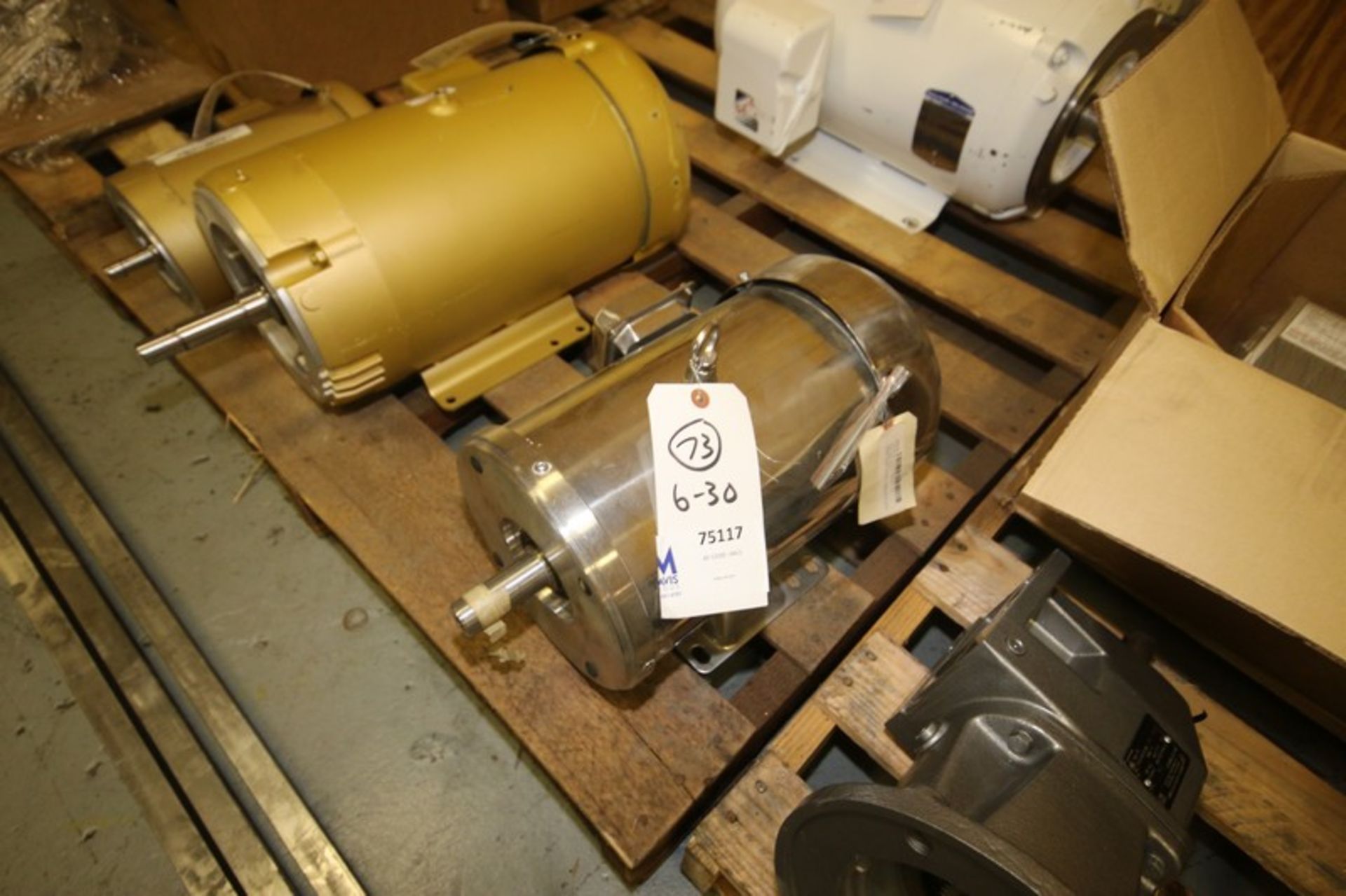 NEW Gator 3 hp S/S Clad Pump Motor,1765 RPM, Frame #182TX, 208-230/460 Volts, 3 Phase(INV#75117) ( - Image 2 of 2