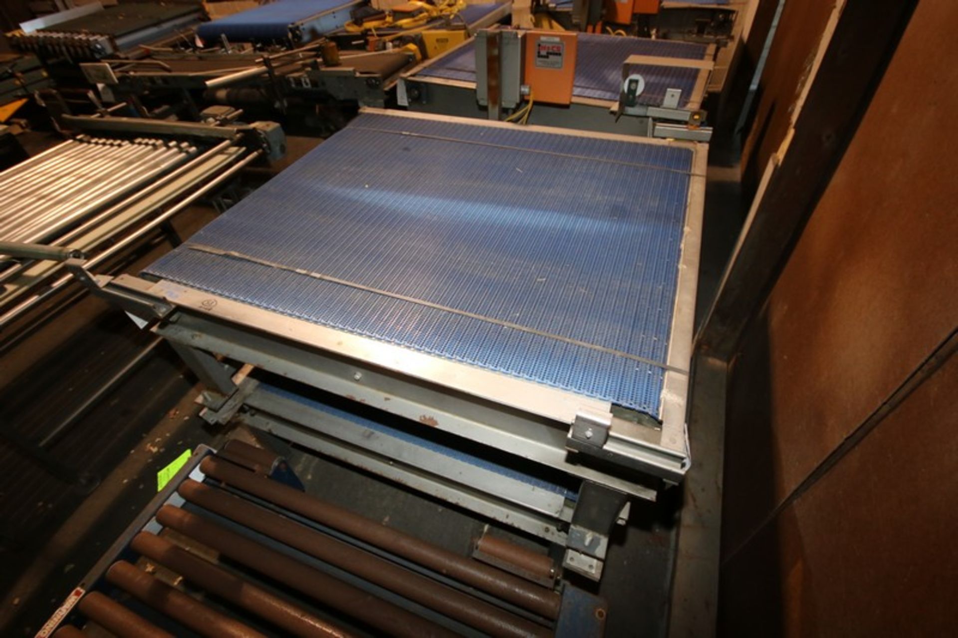 6-Sections of H&CS Conveyors, Overall Dims.:Aprox. 60" L x 64" W x 36" H, with Plastic Blue Belt, - Image 7 of 7