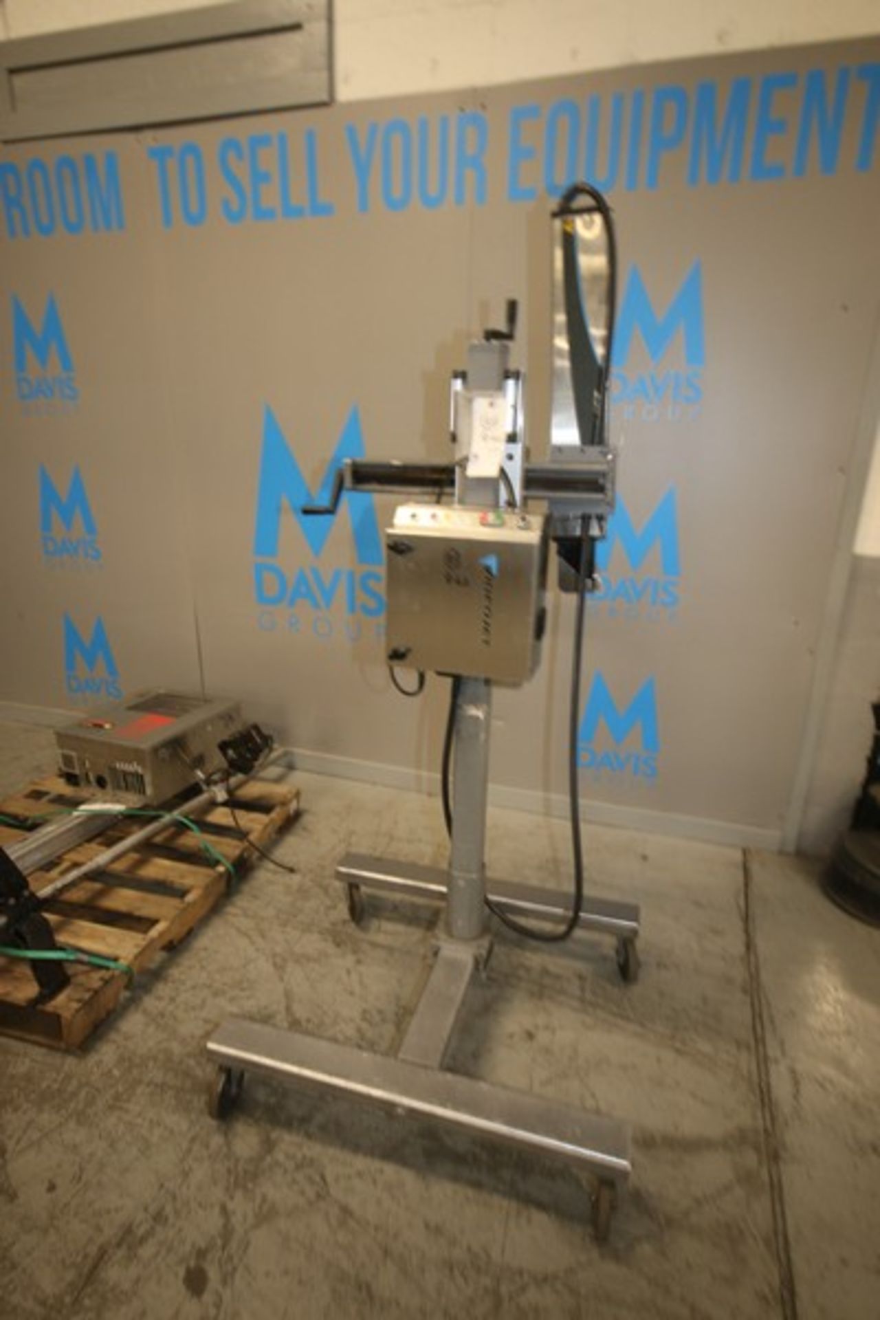 Videojet Laser Jet Coder,M/N 3120, Mounted on Portable S/S Stand (INV#73286)(LOCATED AT M. DAVIS