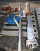 Enerquip 5 ft L x 6" W S/S Shell & Tube HeatExchanger, SN 4913, BN 3528, 150 psi @ 475 degree with