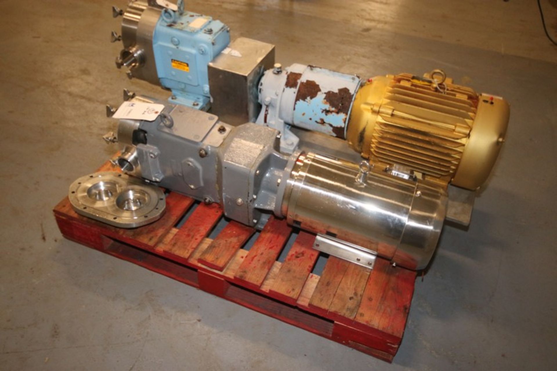 WCB 5 hp Positive Displacement Pump,with Gator 1175/860 RPM S/S Clad Motor, 208-230/460 Volts, 3 - Image 5 of 8