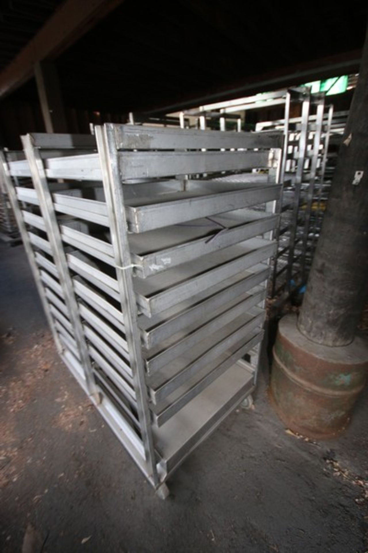 (1) Portable S/s Bakery Rack with (11) Positions,Overall Dims.: Aprox. 49" L x 32" W x 64" H, - Image 3 of 5