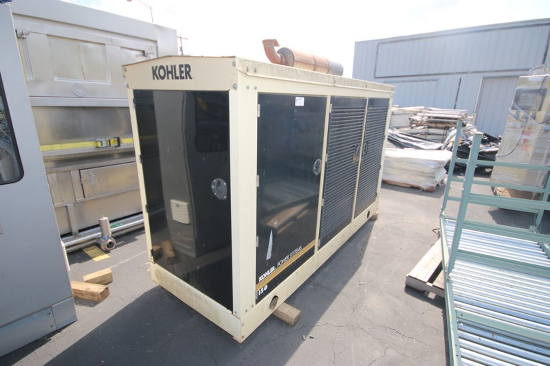 2008 Kohler Power System 150 Natural Gas Standby Generator, M/N 150RZGB, S/N 2207194, 188 KVA,