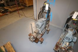 Waukesha Aprox. 1/2 hp Positive Displacement Pump,Size 16, S/N D078412SS, with Square D On/Off