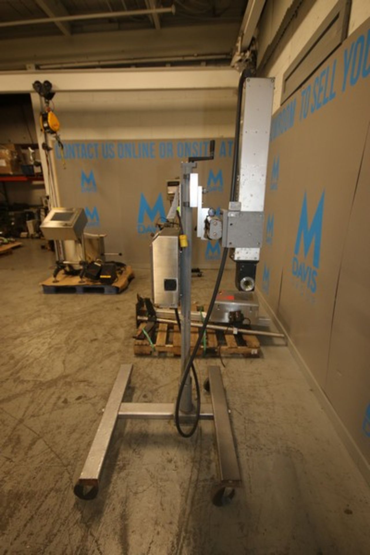 Videojet Laser Jet Coder,M/N 3120, Mounted on Portable S/S Stand (INV#73286)(LOCATED AT M. DAVIS - Image 3 of 7