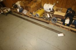 Lot of (3) S/S Solid Square Stock,Aprox. 1" x 1" x 12" L (INV#77782)(Located @ the MDG Showroom -