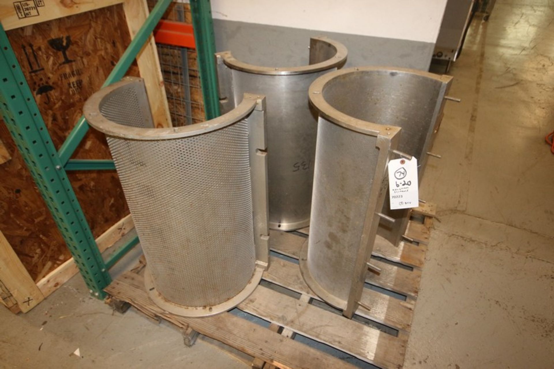 (3) Ahlstrom S/S Screens,Part No.: 2.0T6/2 26.10C4493-8748-1-2 & 6751-1-5, Dims.: Aprox. 32" L x 22" - Image 2 of 3
