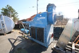 Donaldson Tort Dust Collector,M/N DF02-8, S/N IG916627-0001, wwith 7.5 hp Motor, Overall Dims.: