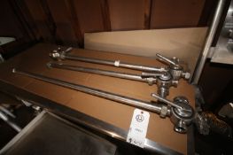 Lot of (4) 1.5" 3*Way S/S Plug Valveswith Manifolds (INV#69867) (Located at the MDG Auction