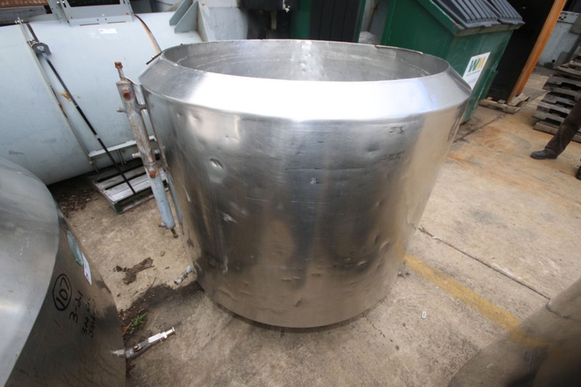 Crepaco Aprox. 200 Gal. Jacketed S/S Tank,S/N 6664, Open Top (INV#68320)(LOCATED IN BRADDOCK, PA-- - Image 3 of 6