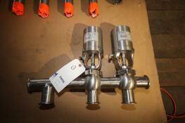 WCB 2" S/S Air Valve Cluster with (2) Valves(INV#79895)(Located @ the MDG Auction Showroom in