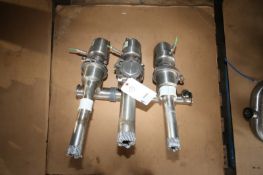 Tri Clover 2" & 3" S/S Air Valve Cluster with (3)Valves (INV#79901)(Located @ the MDG Auction