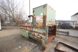 Philadelphia Tramrail Trash Compactor,M/N TP-2000, S/N 982-7754, Overall Height: Aprox. 8' H, with