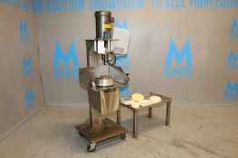 Colborne Dough Press, M/N EGS, S/N 399 92, 208V,3 Phase, with Baldor 5 hp Motor, 1725 RPM, Mounted
