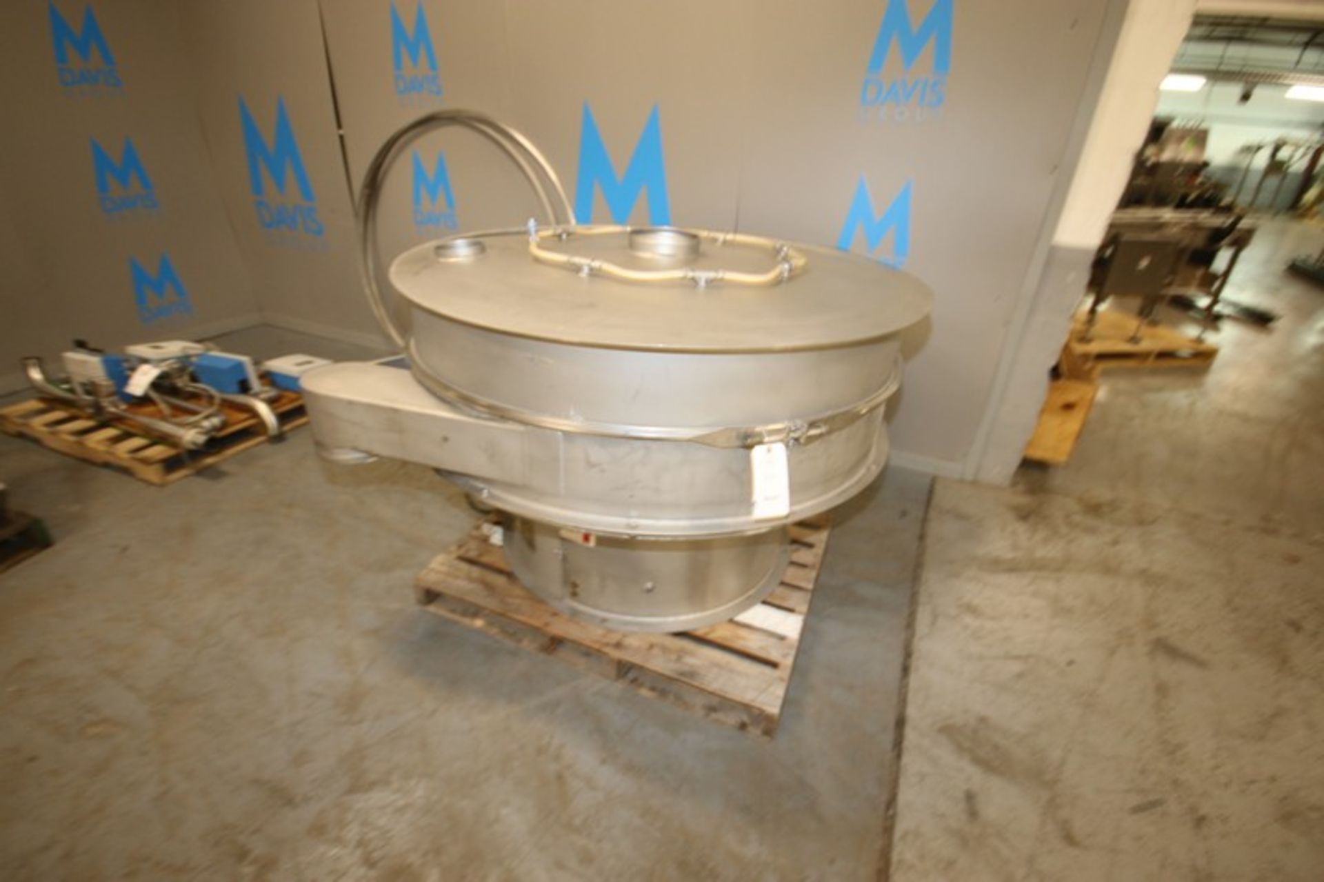 Midwestern Industries 60" S/S Vibratory Sifter,Model MR60S8-, S/N 1215-5044, 2.5 hp/1200rpm, 230/ - Image 9 of 12
