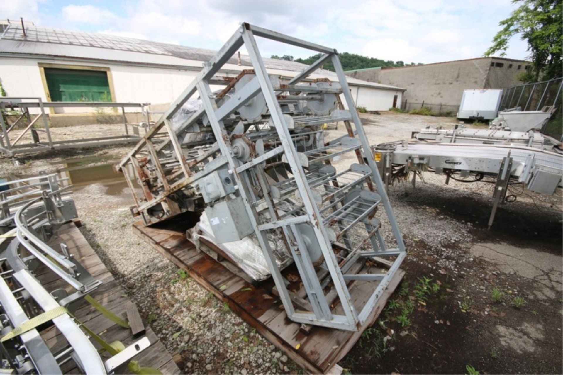 Bucket Elevator,Overall Dims.: Aprox. 80" L x 45" W x 9' 8" H (Note: On Skid) (INV#69247) (Located - Image 4 of 4