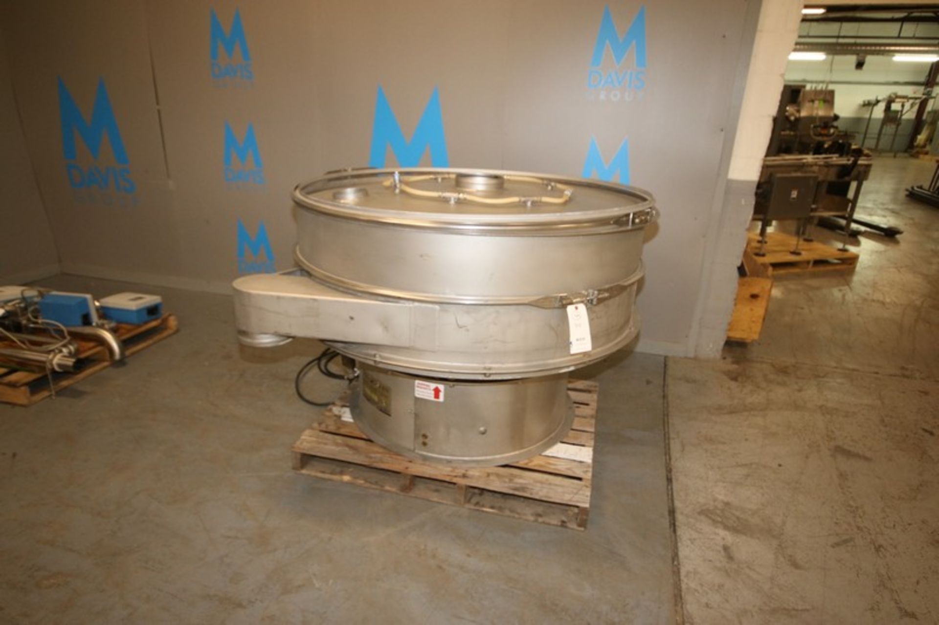 Midwestern Industries 60" S/S Vibratory Sifter,Model MR60S8-, S/N 1215-5044, 2.5 hp/1200rpm, 230/ - Image 8 of 12