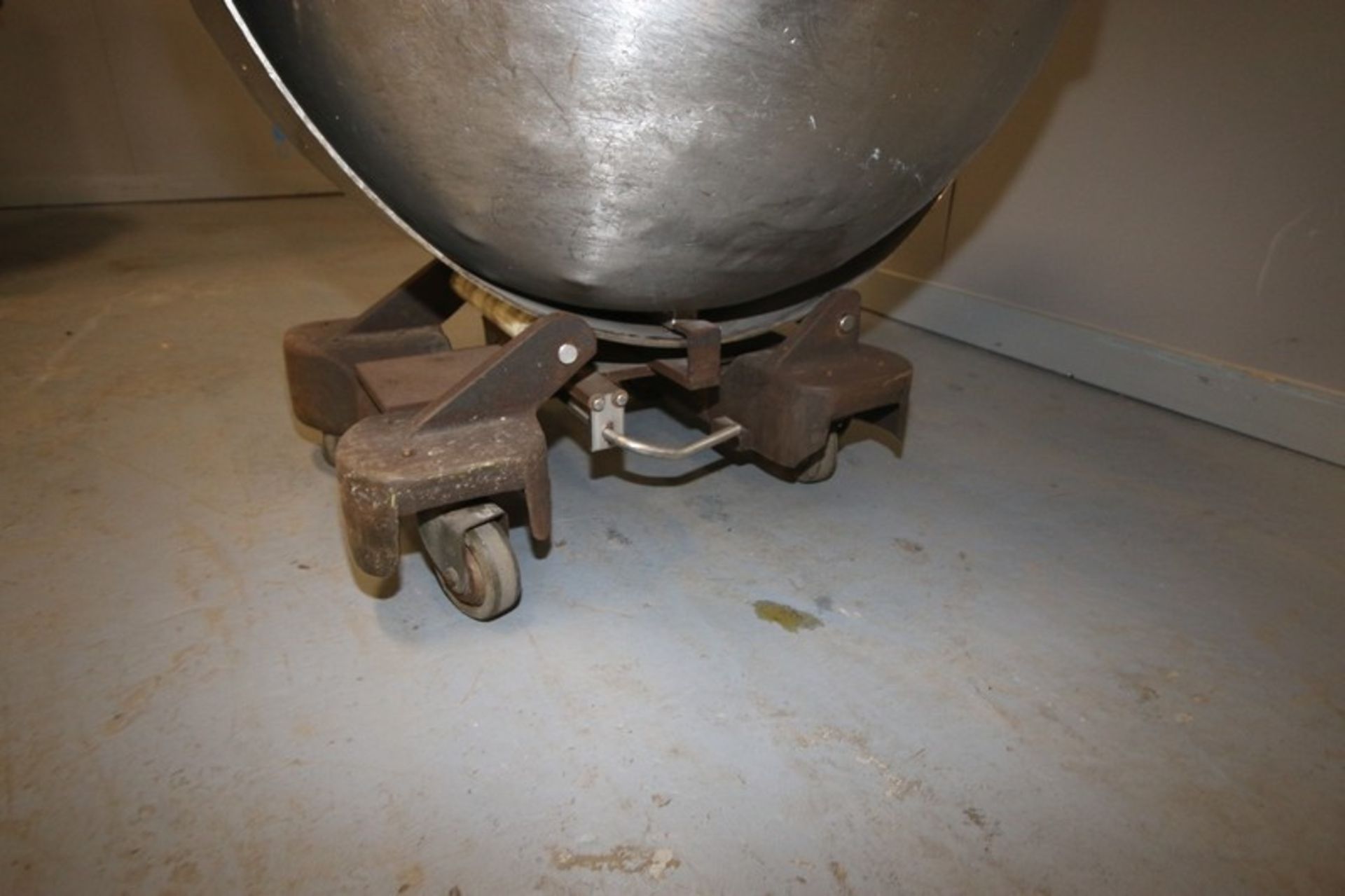 S/S Mixing Bowl,Internal Dims.: Aprox. 32-1/2" Dia. x 26-1/2" Deep, Mounted on Portable Cart (INV# - Image 5 of 7