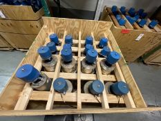 (16) GEA Assorted 4" S/S Air Valves with ThinkTops (NOTE: Bodies Not Included; Formerly Used in