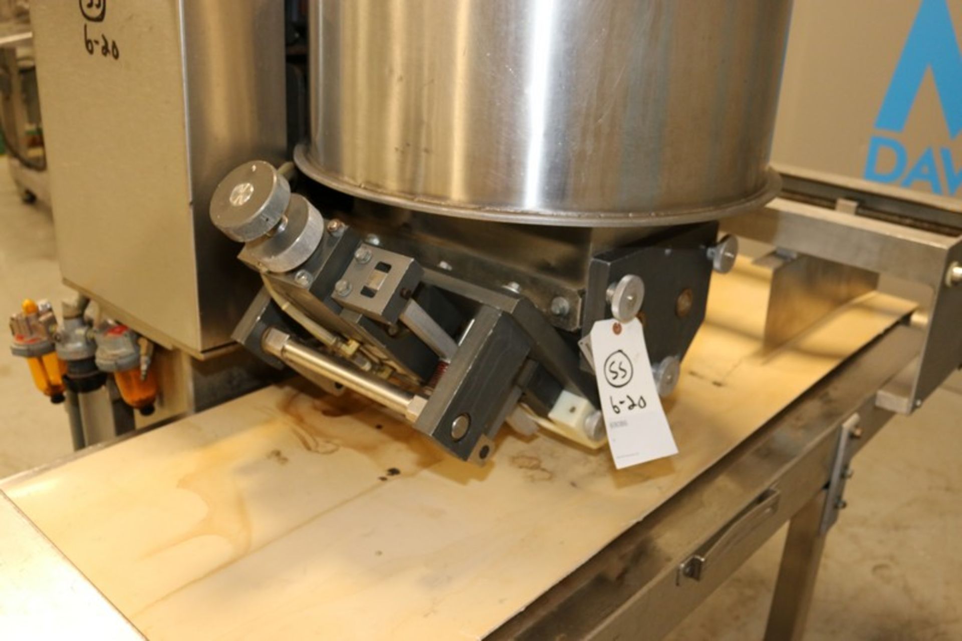 Fedco Sysetms Inc. S/S Dual Roll Depositor, M/N12 C, S/N 126, with Aprox. 23" L Infeed/Outfeed Belt, - Image 7 of 10