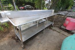 S/S Portable Table,Overall Dims.: Aprox. 12' L x 26" W x 40" H (INV#73255) (Located at the MDG