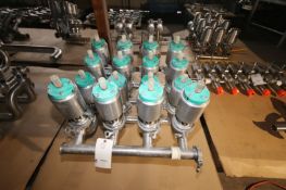 Tri Clover 2" S/S Air Valve Cluster with Valves(INV#79897)(Located @ the MDG Auction Showroom in