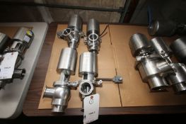 Lot of (4) Sudmo & Definox 2" 2-Way S/S Air ValvesClamp Type (INV#79913)(Located @ the MDG Auction