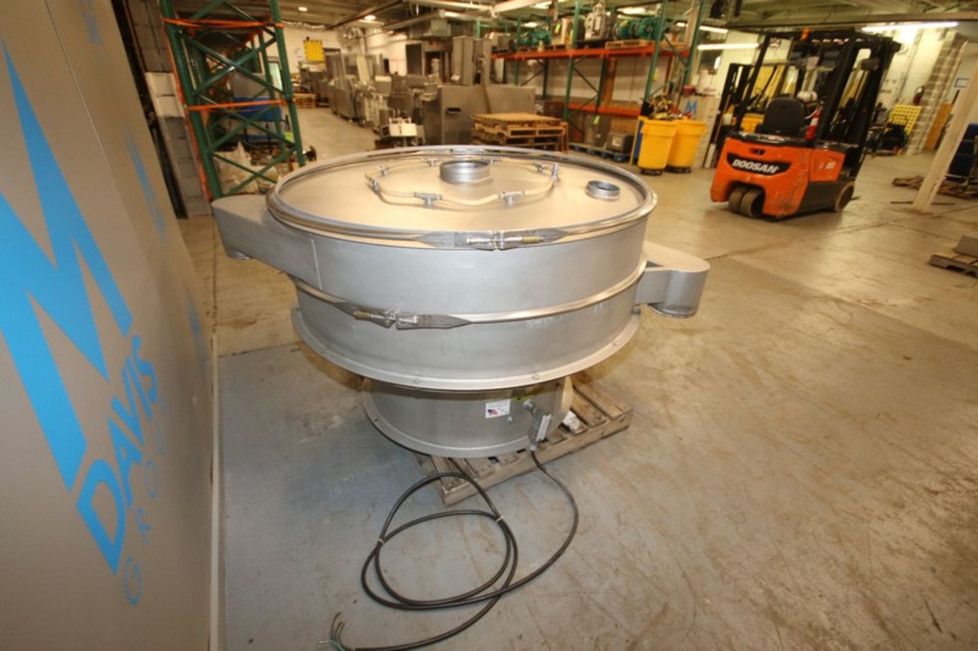 Midwestern Industries 60" S/S Vibratory Sifter,Model MR60S8-, S/N 1215-5044, 2.5 hp/1200rpm, 230/ - Image 5 of 12