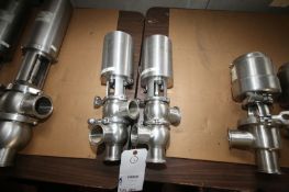 Lot of (2) Alfa Laval 2" 3-Way S/S Air Valve,Clamp Type (INV#79910)(Located @ the MDG Auction