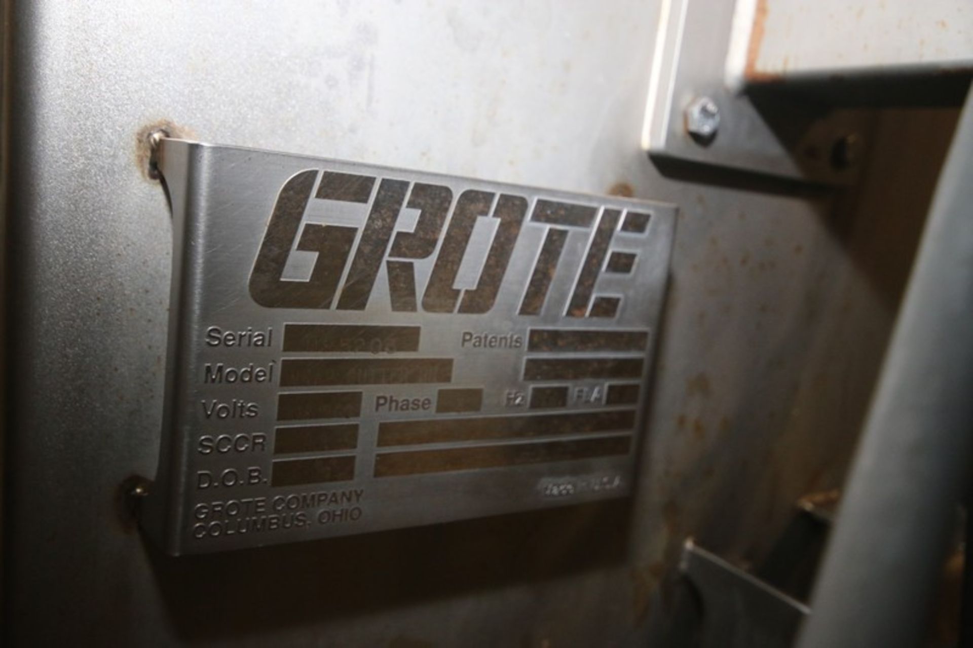 2016 GROTE ULTRA-SONIC GUILOTINE CUTTER, MODELWRAP CUTTER RX, S/N 1185203 (INV#74507)(Located @ - Image 30 of 34