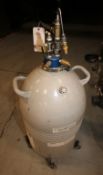 Worthington 50 Liter Liquid Nitrogen Vessel onWheels, 30" H x 20" W (INV#78251)(Located @ the MDG